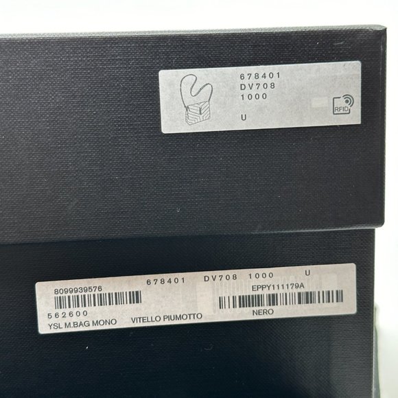 Saint Laurent YSL Monogram Toy LouLou Quilted Chevron Crossbody Bag - Picture 13 of 13